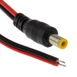 DC CABLE FOR CCTV CAMERA RED BLACK