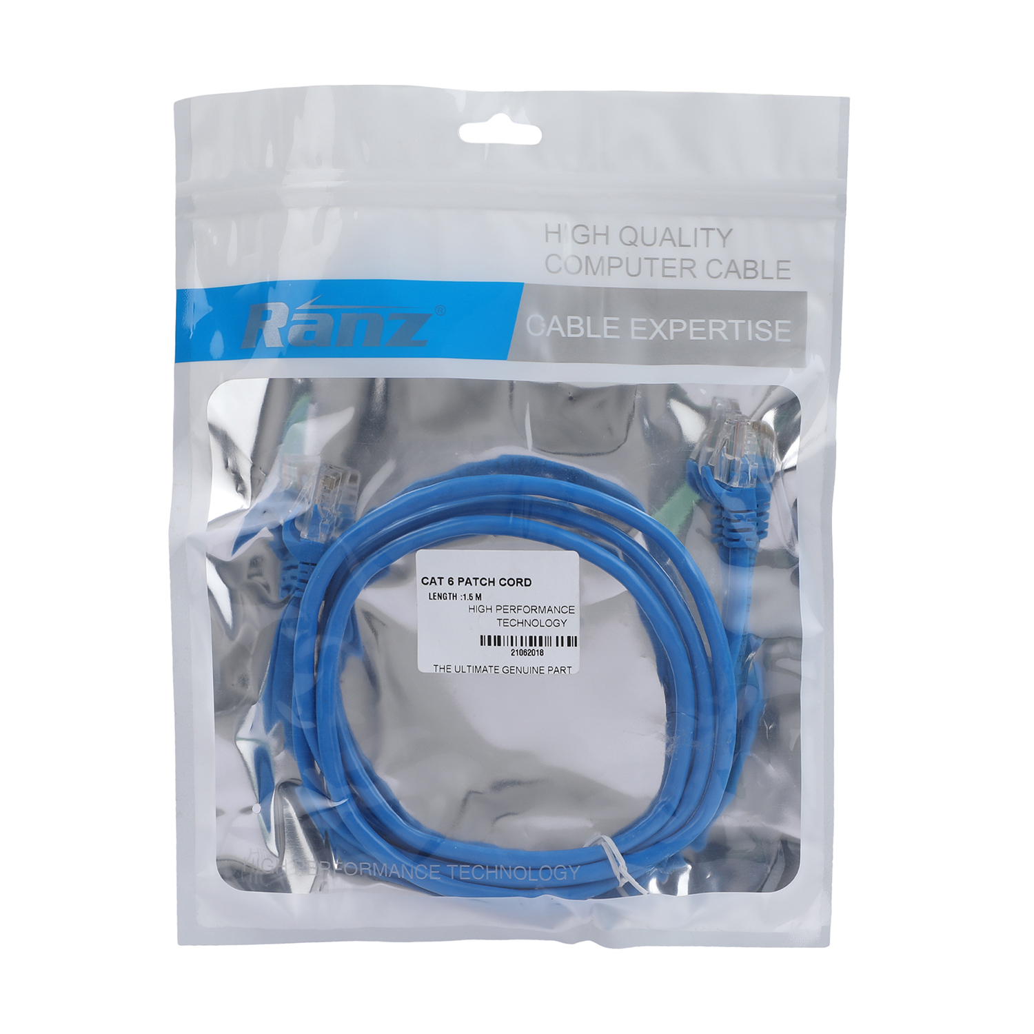 CAT 6 PATCH CORD 1.5 M RANZ